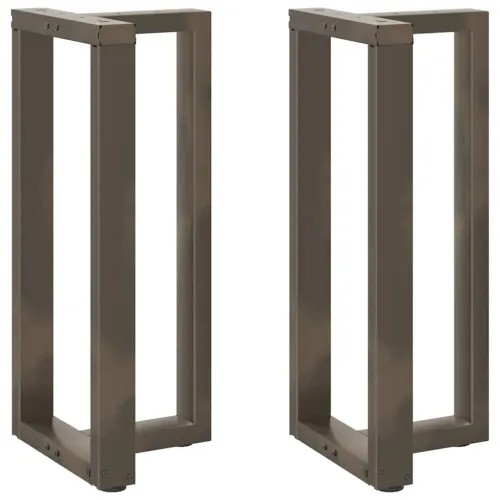 Noge za barski stol T-oblika 2 kom Crne 50x35x(90-91) cm Čelik - Prirodna 50 x 35 x (90-91) cm Cijena
