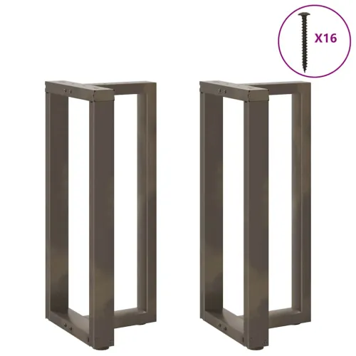 Noge za barski stol T-oblika 2 kom Crne 50x35x(90-91) cm Čelik - Prirodna 50 x 35 x (90-91) cm Cijena