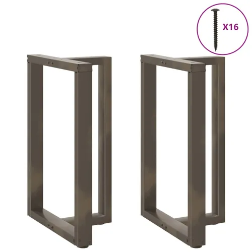 Noge za barski stol T-oblika 2 kom Crne 60x35x(90-91) cm Čelik - Prirodna 60 x 35 x (90-91) cm Cijena