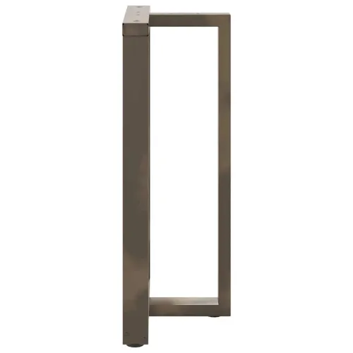 Noge za barski stol T-oblika 2 kom Crne 60x35x(100-101) cm Čelik - Prirodna 60 x 35 x (100-101) cm Cijena