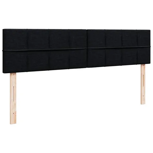 otoman okvir kreveta s madracima crni 180x200cm baršunasti - Crna 180 x 200 cm Blok s kvadratima Cijena