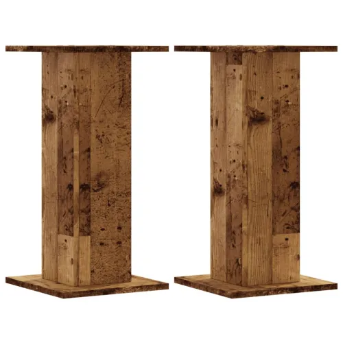 Stalci za zvučnike 2 kom 30 x 30 x 60 cm konstruirano drvo - Staro drvo 30 x 30 x 60 cm Staro drvo 30 x 30 x 60 cm Cijena