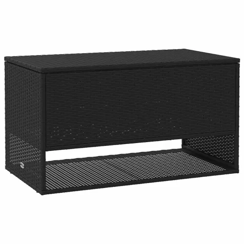 Vanjska kutija za jastuke crna 100x55x55,5 cm od poliratana - Crna Crna Cijena