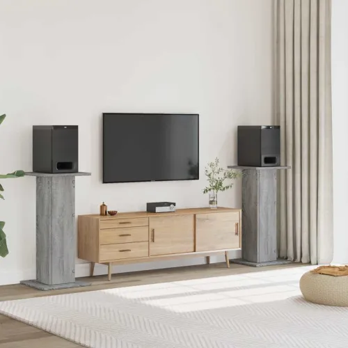 Stalci za zvučnike 2 kom 30 x 30 x 95 cm konstruirano drvo - Sivi hrast sonoma 30 x 30 x 95 cm Sivi hrast sonoma 30 x 30 x 95 cm Cijena