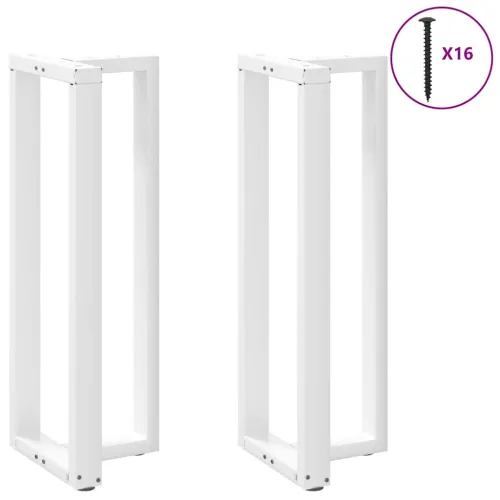 Noge za barski stol T-oblika 2 kom Bijele 40x35x(110-111) cm Čelik - Bijela 40 x 35 x (110-111) cm Cijena