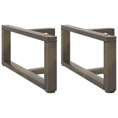 Noge za klub stolić T-oblika 2 kom Crne 60x25x(30-31) cm Čelik - Prirodna 60 x 25 x (30-31) cm Cijena