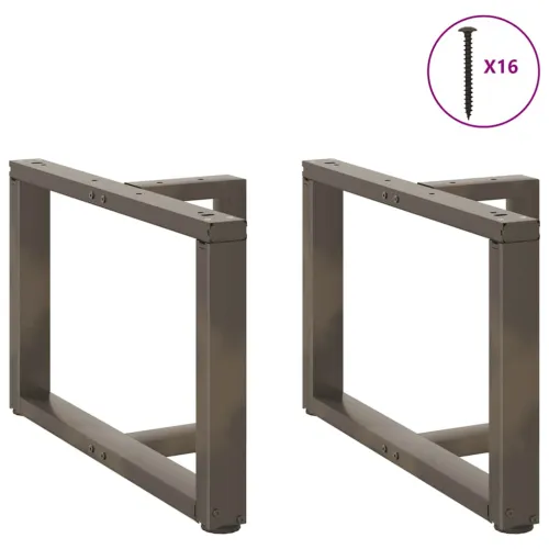 Noge za klub stolić T-oblika 2 kom Crne 60x25x(42-43) cm Čelik - Prirodna 60 x 25 x (42-43) cm Cijena
