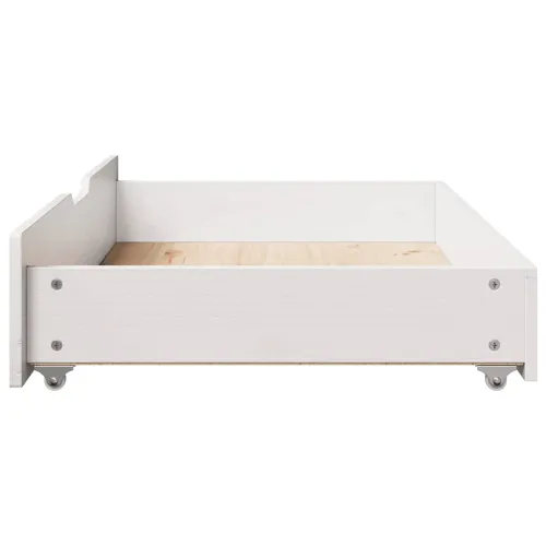 Ladice ispod kreveta 2 kom bijele 95x55x17 cm od borovine - Bijela 90 x 55 x 16 cm Cijena