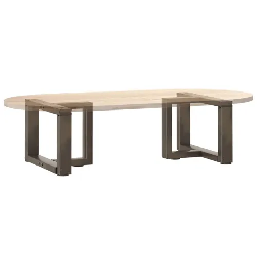 Noge za klub stolić T-oblika 2 kom Crne 50x25x(30-31) cm Čelik - Prirodna 50 x 25 x (30-31) cm Cijena
