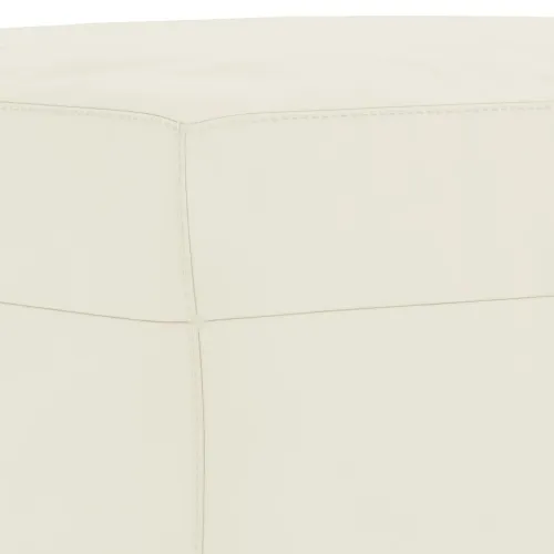 3-dijelni set sofa krem baršunasti - Krema s jastučićima i tabureom Cijena