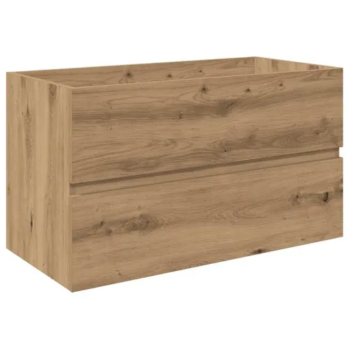 Ormarić za Lavabo - Umivaonik s ugradbenim umivaonikom i slavinom - hrast artisan 80 x 38.5 x 45 cm 1 sa slavinom i odvodom Cijena
