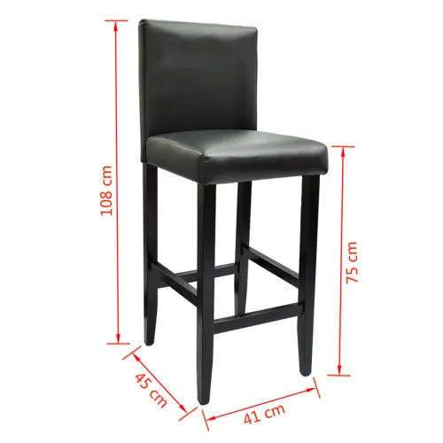 Barski Stol s 2 Barske Stolice Crne - 115 cm 2 1 Cijena