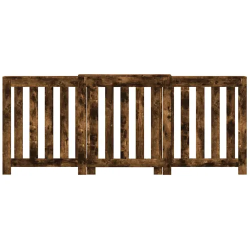 Maska za radijator - Pokrov za radijator hrasta sonome 205x21,5x83,5 cm - Dimljeni hrast 205 x 21,5 x 83,5 cm Okomite letvice Cijena