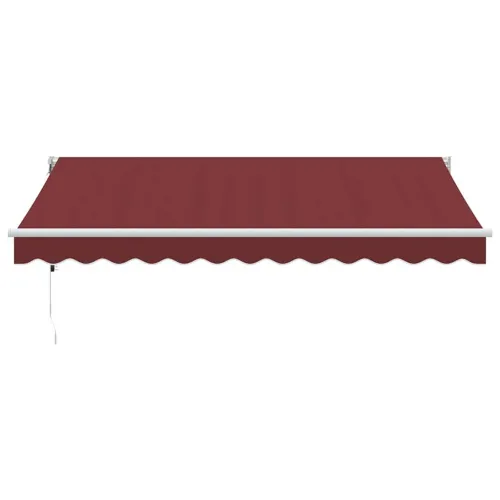 Tenda na automatsko uvlačenje bordo 350x250 cm - Tamno crvena 3,5 x 2,5 m s bijelim okvirom Cijena