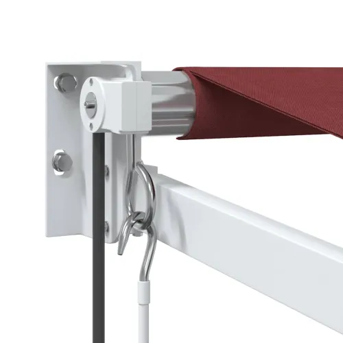 Tenda na automatsko uvlačenje bordo 350x250 cm - Tamno crvena 3,5 x 2,5 m s bijelim okvirom Cijena