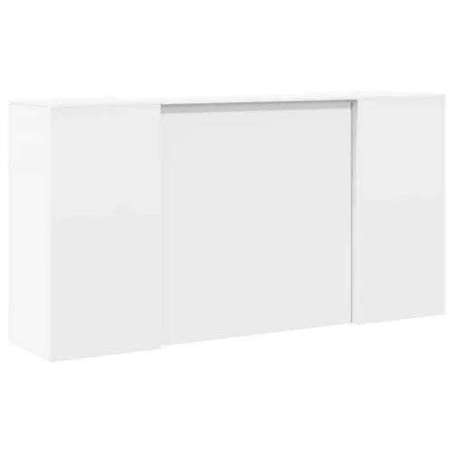 Recepcijski stol bijeli 200x50x103,5 cm od konstruiranog drva - Bijela 200 x 50 x 103.5 cm Cijena