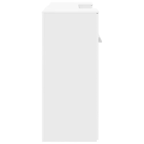 Recepcijski stol bijeli 200x50x103,5 cm od konstruiranog drva - Bijela 200 x 50 x 103.5 cm Cijena