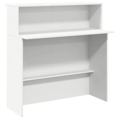 Recepcijski stol Bijeli 100x50x103,5 cm Inženirsko drvo - Bijela Bijela Cijena