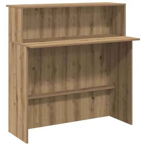 Recepcijski stol 100x50x103,5 cm od konstruiranog drva - Hrast artisan Cijena