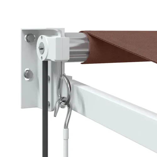 Tenda na automatsko uvlačenje smeđa 350 x 250 cm - Smeđa 3,5 x 2,5 m s bijelim okvirom Cijena