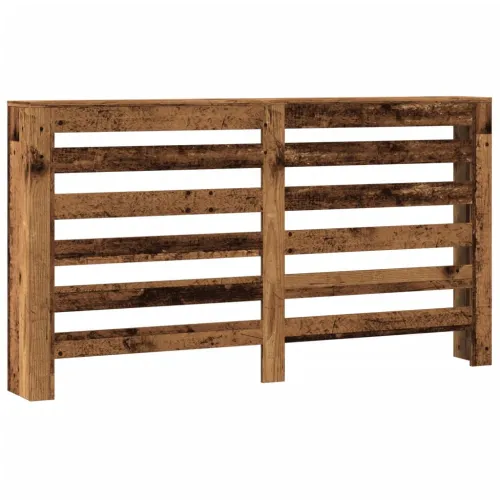 Maska za radijator - Pokrov za radijator boja staro drvo 149x20x82cm drveni - Staro drvo 149 x 20 x 82 cm vodoravne letvice Cijena