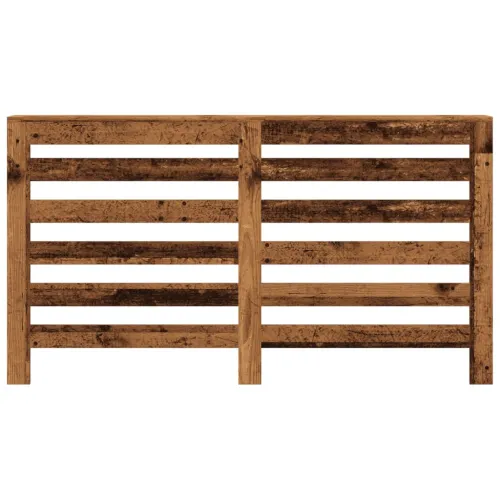 Maska za radijator - Pokrov za radijator boja staro drvo 149x20x82cm drveni - Staro drvo 149 x 20 x 82 cm vodoravne letvice Cijena