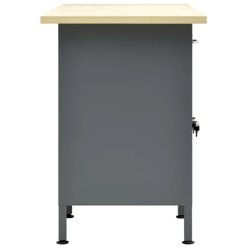 Radni stol crni 160 x 60 x 85 cm čelični Cijena