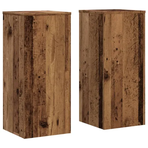 Stalci za biljke 2 kom 30 x 30 x 70 cm konstruirano drvo - Staro drvo 30 x 30 x 70 cm Cijena