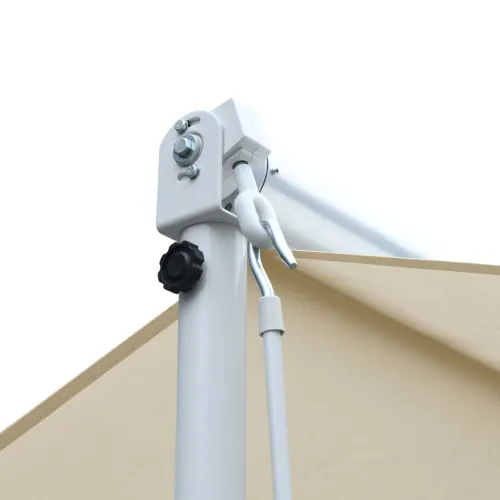 Samostojeća tenda 600 x 300 cm krem - Krema 6 x 3 m 1 s bijelim okvirom Cijena