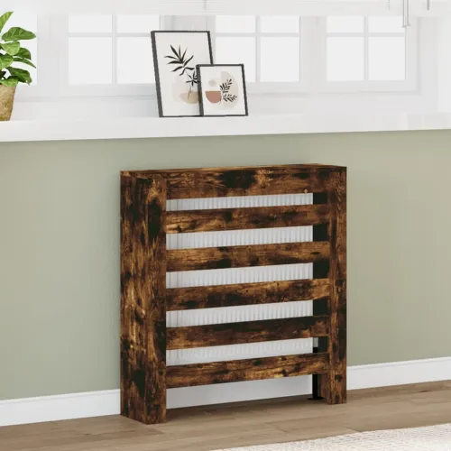 Maska za radijator - Pokrov za radijator hrasta sonome 78x20x82 cm konstruirano drvo - Dimljeni hrast 78 x 20 x 82 cm vodoravne  Cijena