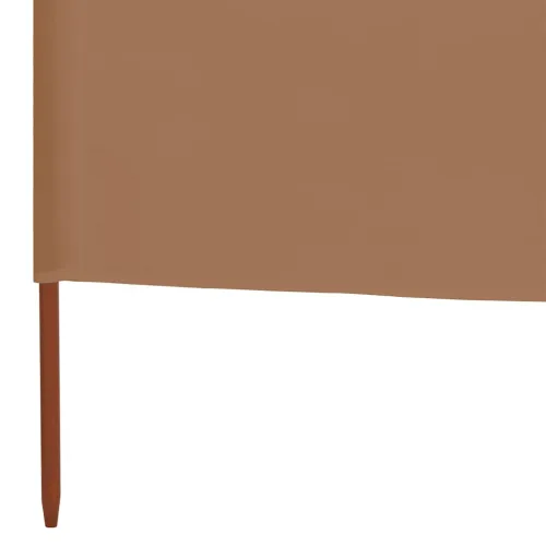 Vjetrobran sa 6 panela od tkanine 800 x 120 cm smeđe-sivi - Sivo-smeđa 800 x 120 cm Cijena