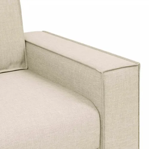 Set sofe 3 kom. Bež Platnasta tkanina - Sofa stolac +2 sjedala +3 sjedala Cijena