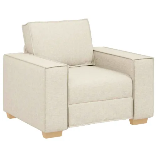 Set sofe 3 kom. Bež Platnasta tkanina - Sofa stolac +2 sjedala +3 sjedala Cijena