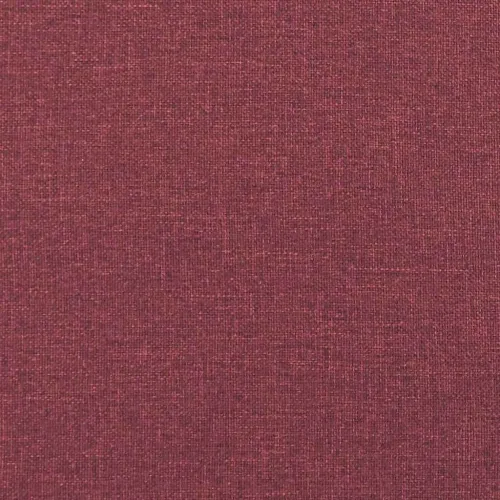 Sofa 3 kom. Vinska crvena Platnasta tkanina - boja crnog vina Cijena