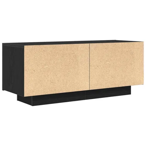 TV ormar 100 x 35 x 40 cm Crni hrast Konstruirano drvo - Crni hrast Cijena