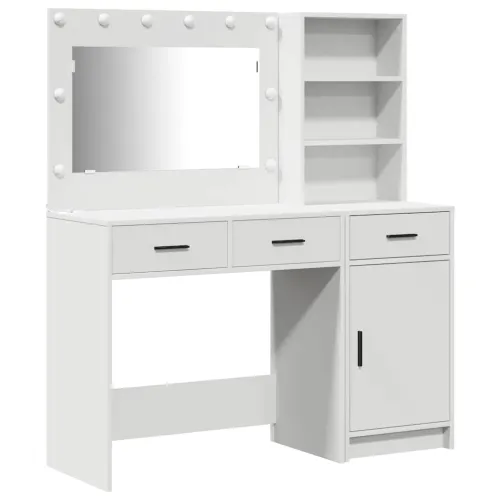 Toaletni stol 2 kom. Bijelo 78,5 x 41 x 135 cm - Bijelo Cijena