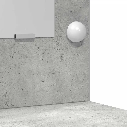 Set stola za oblačenje s LED 3 kom. Betonski sivi - Beton siva Cijena