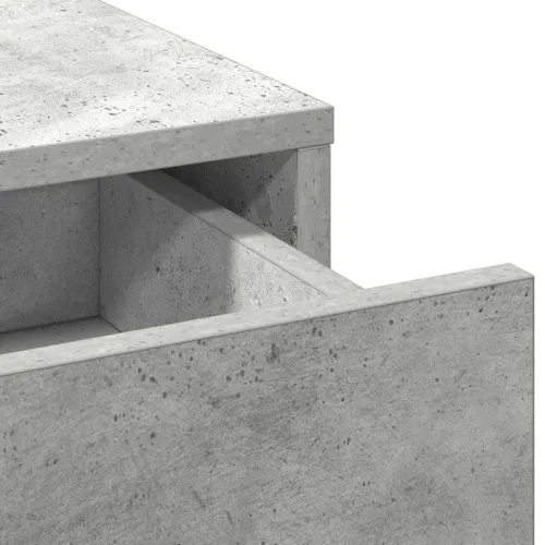 Set stola za oblačenje s LED 3 kom. Betonski sivi - Beton siva Cijena
