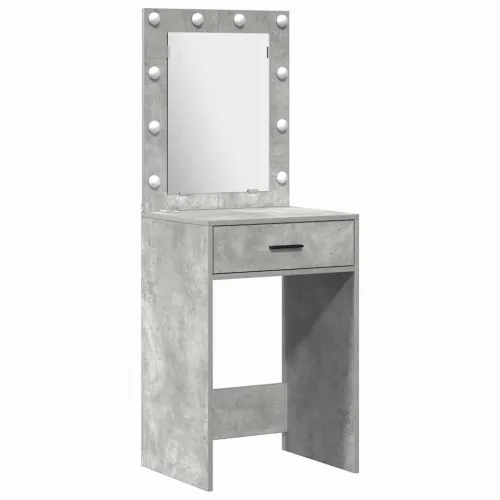 Set stola za oblačenje s LED 3 kom. Betonski sivi - Beton siva Cijena