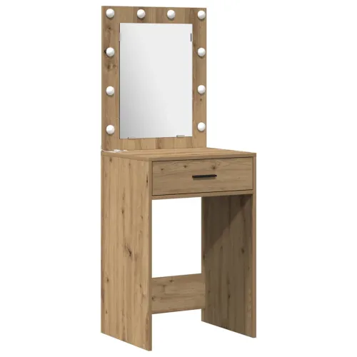 Set stola za oblačenje s LED 3 kom. Umjetnički hrast - hrast artisan Cijena
