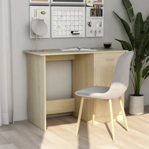 Radni stol boja hrasta sonome 100x50x76 cm konstruirano drvo - sonoma hrast Cijena