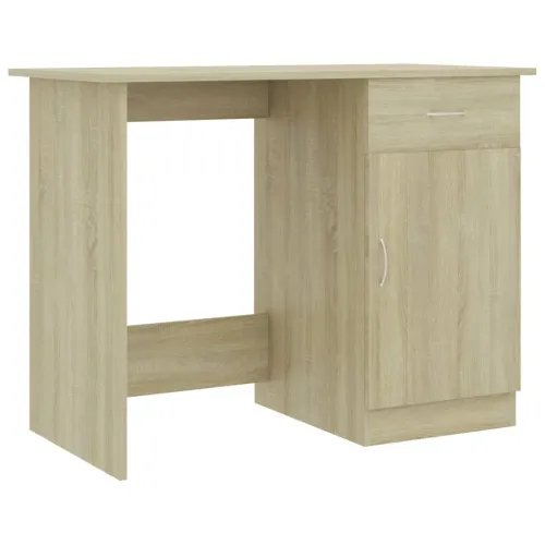 Radni stol boja hrasta sonome 100x50x76 cm konstruirano drvo - sonoma hrast Cijena