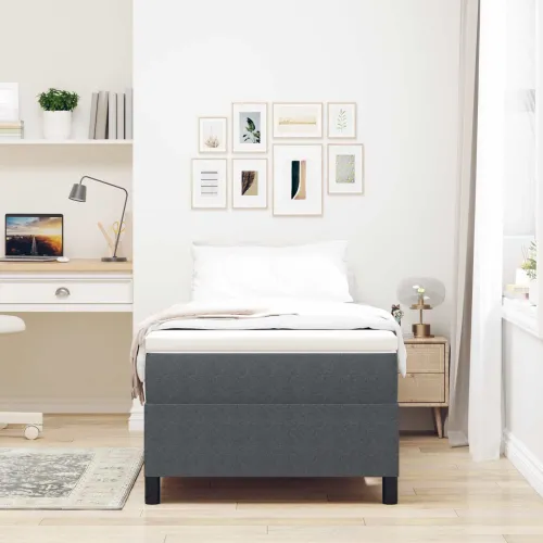 Okvir za krevet Tamno siva 80 x 200 cm Kordura tekstil - Tamno siva 80 x 200 cm Cijena