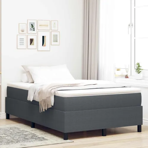 Okvir za krevet Tamno siva 120 x 200 cm Kordura tekstil - Tamno siva 120 x 200 cm Cijena