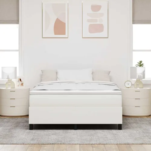 Okvir za krevet Krema 140 x 190 cm Kordura tekstil - Krema 140 x 190 cm Cijena