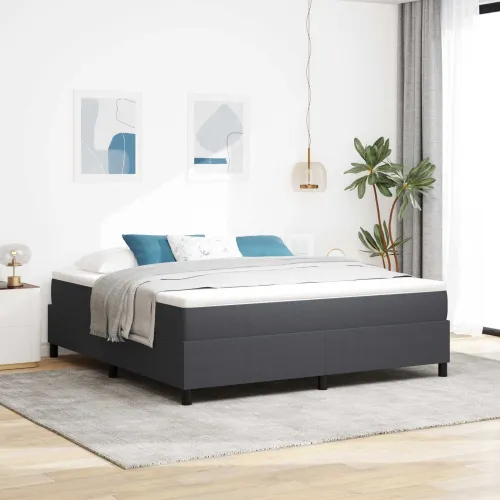 Okvir za krevet Tamno siva 180 x 200 cm Kordura tekstil - Tamno siva 180 x 200 cm Cijena