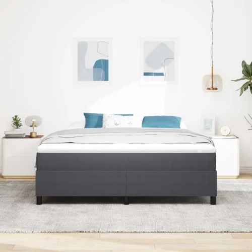 Okvir za krevet Tamno siva 180 x 200 cm Kordura tekstil - Tamno siva 180 x 200 cm Cijena