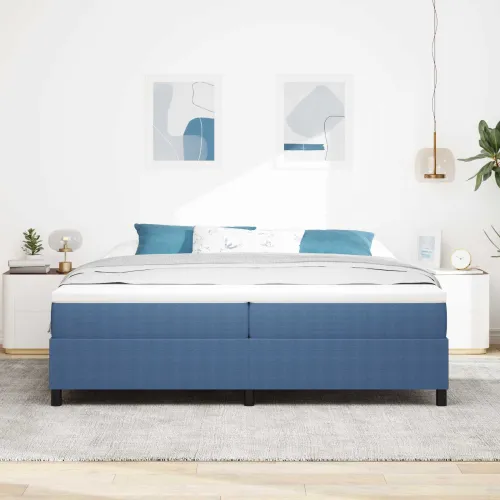 Okvir za krevet Plava 200 x 200 cm Kordura tekstil - Plava 200 x 200 cm Cijena
