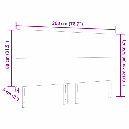 Uzglavlje Krema 200 cm Kordura tekstil - Krema 200 cm Visoki uzglavlje Cijena