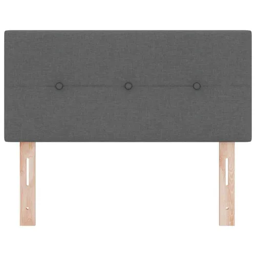 LED glava kreveta s LED trakama Tamno siva 100 cm tkanina - Tamno siva 100 cm Nizak uzglavlju Cijena
